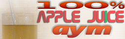 100% APPLE JUICE / aym